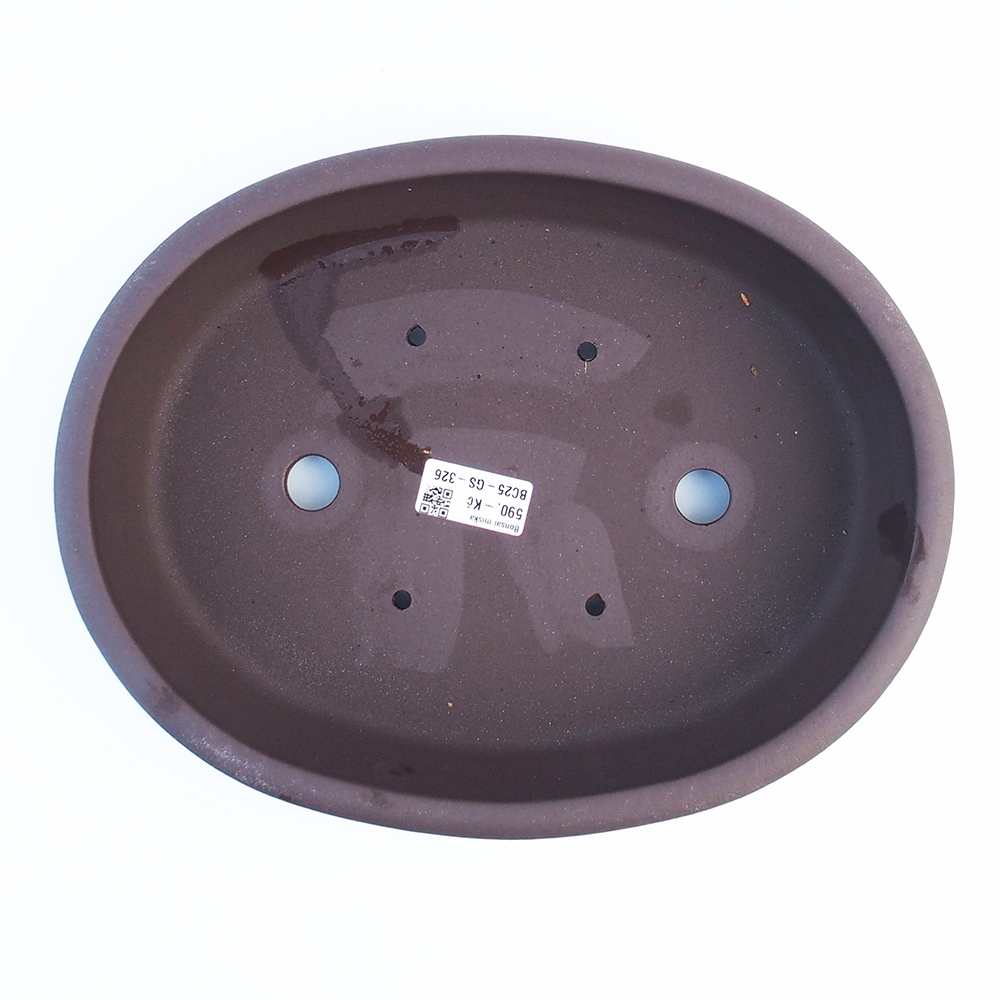 Kom 31 x 24 x 6,5 cm bruin