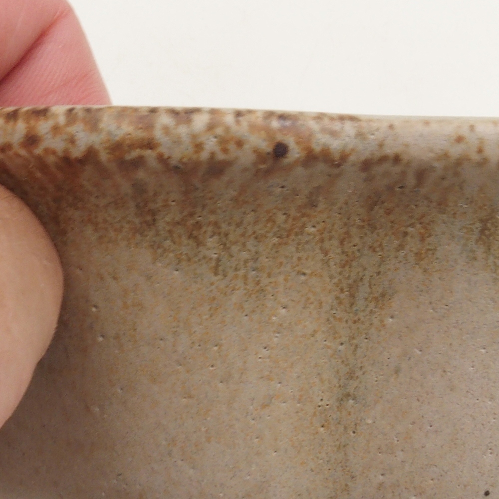 Bonsaischaal H06 - 14,5 x 14,5 x 5 cm - beige