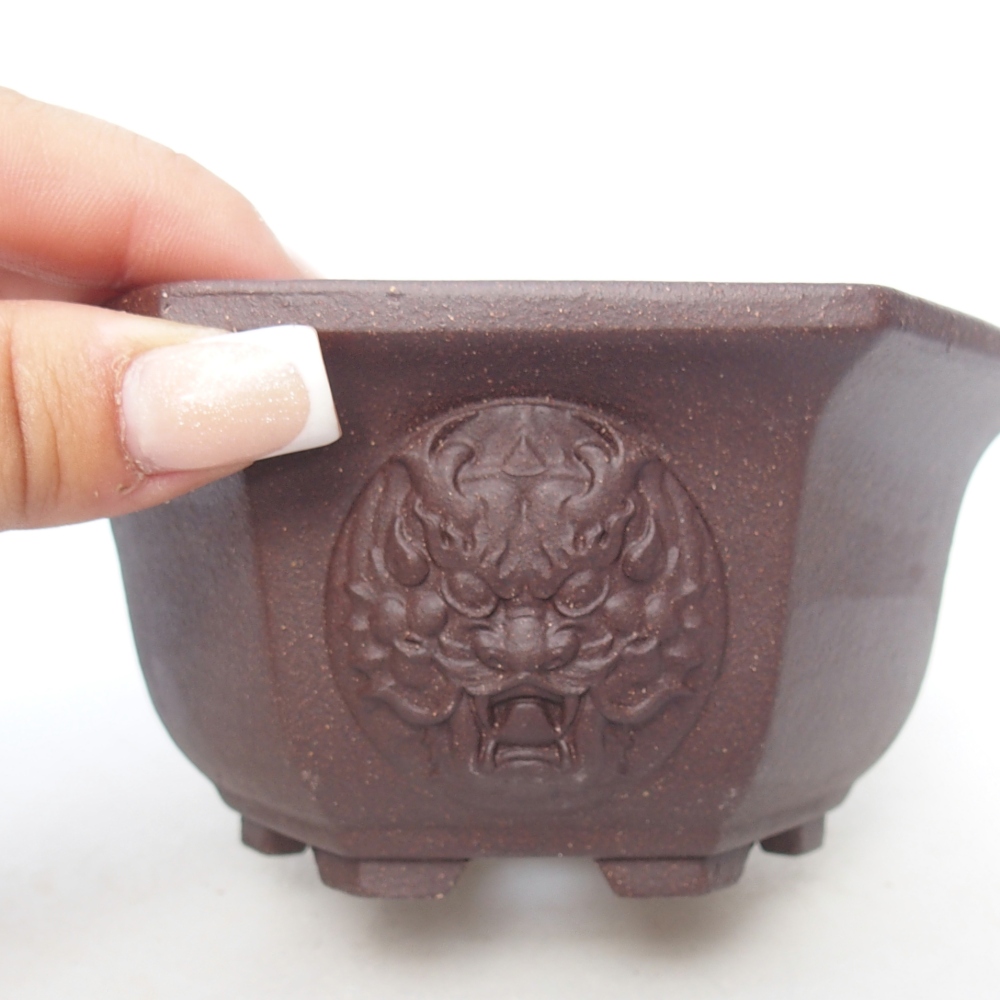 Kom 13 x 11,5 x 6 cm bruin