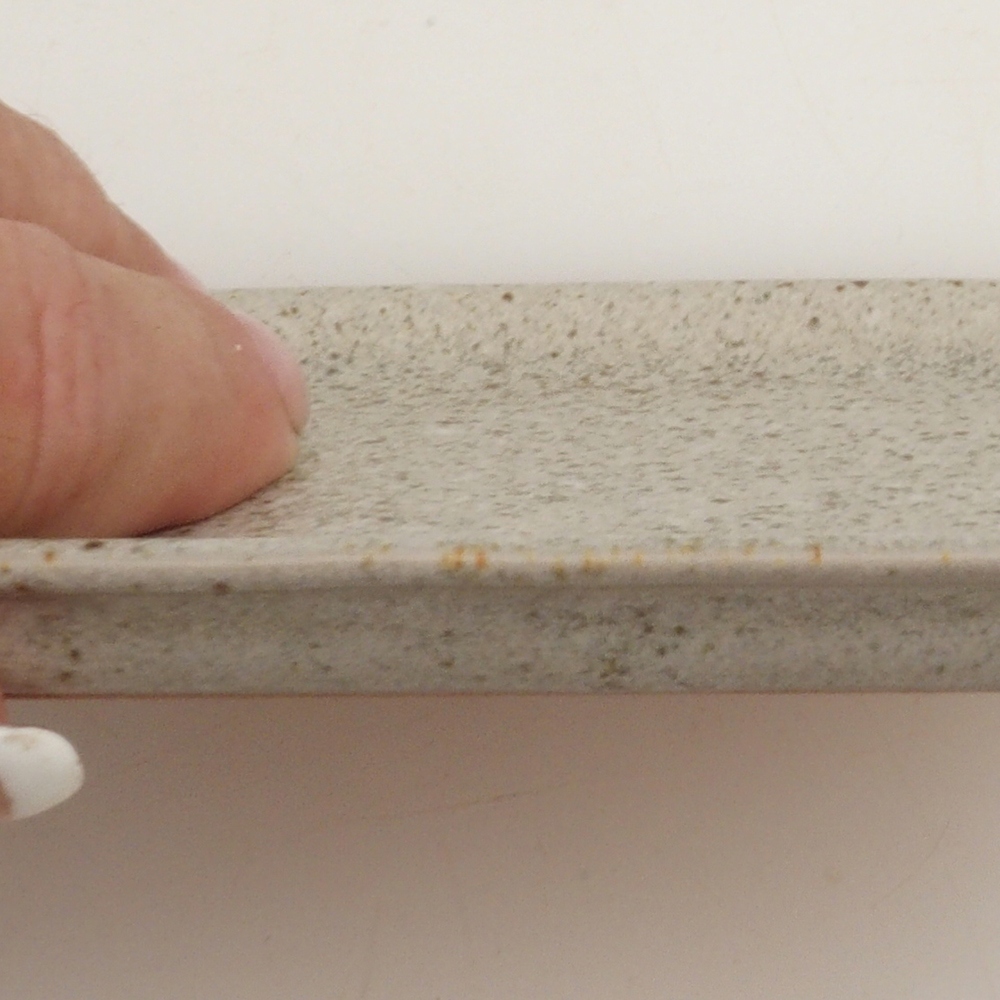 Keramische schotel H11 - 11,5 x 9,5 x 1 cm - beige