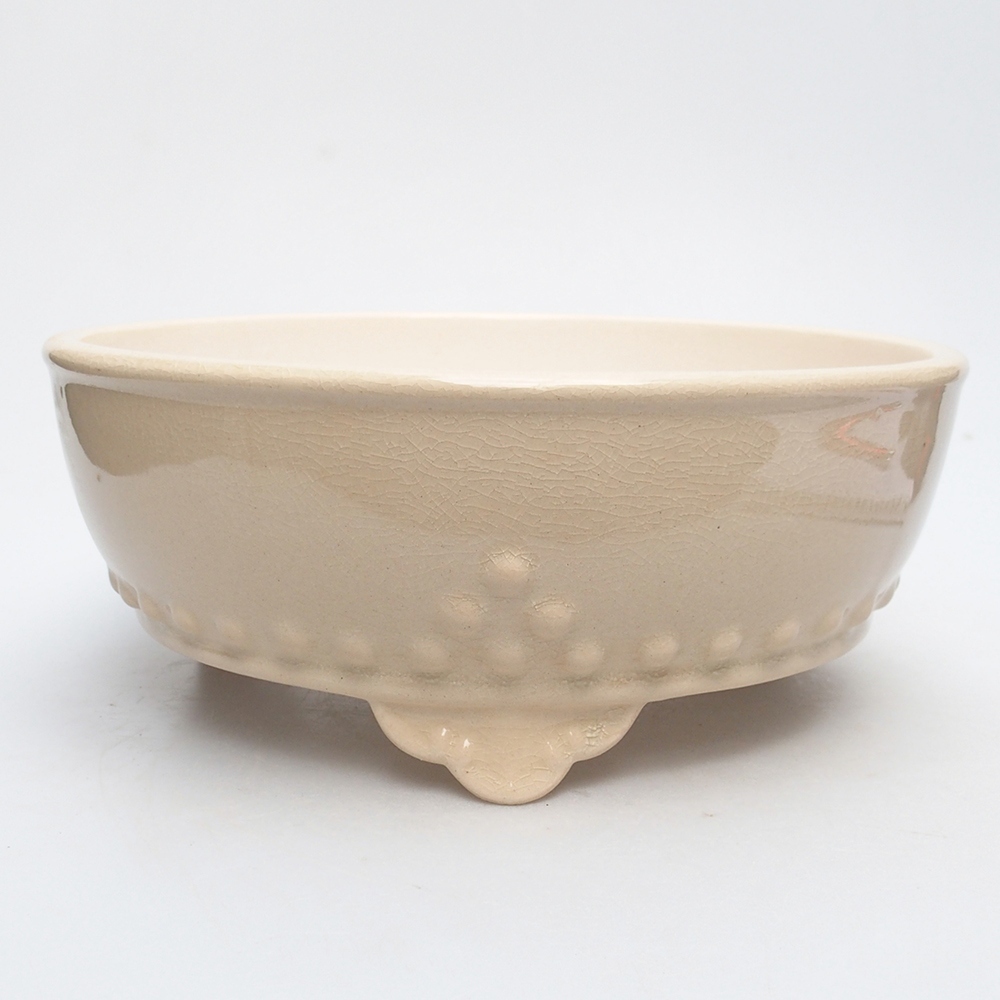 Kom 21 x 21 x 8,5 cm beige