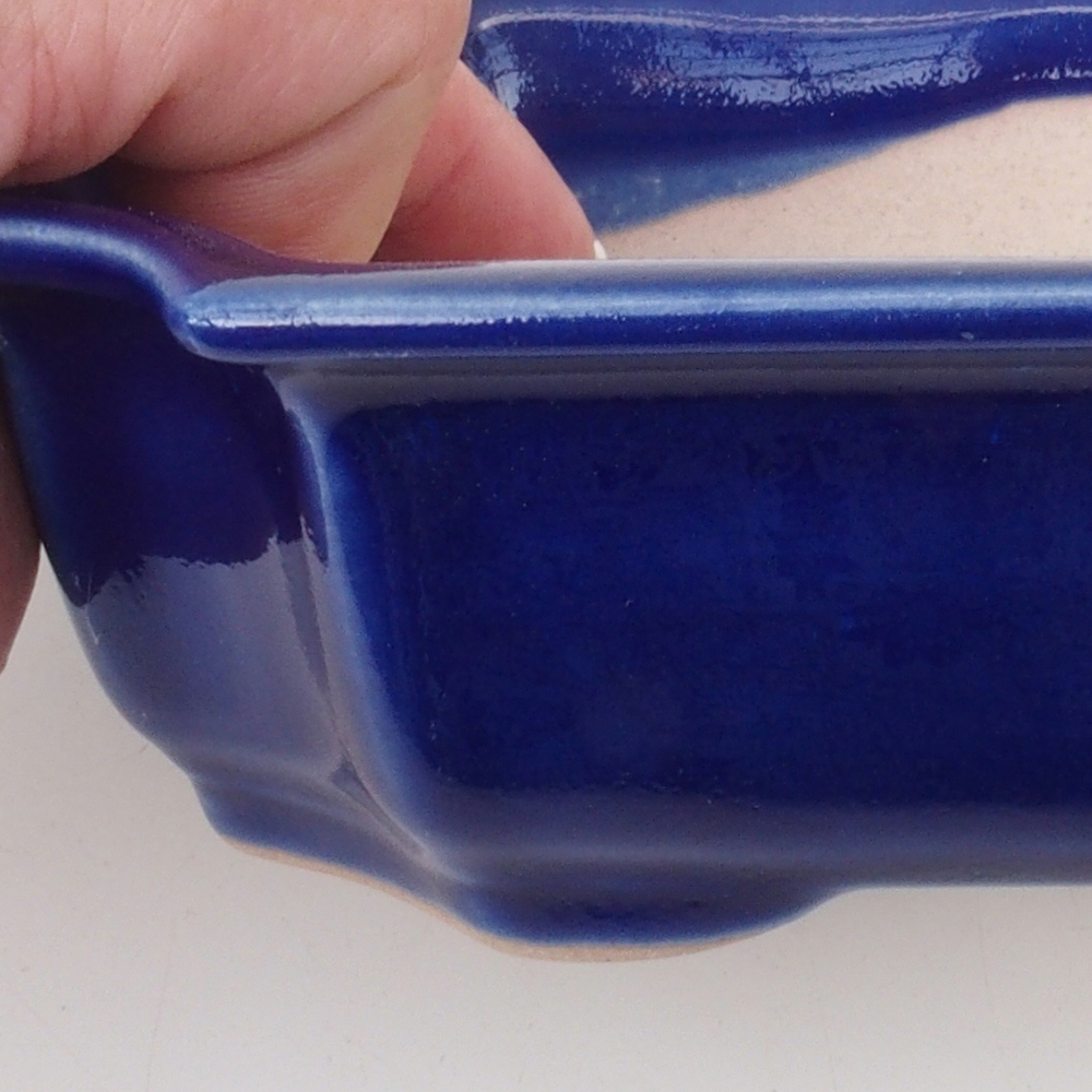 Bonsai kom H03 - 16,5 x 12 x 4,5 cm - blauw