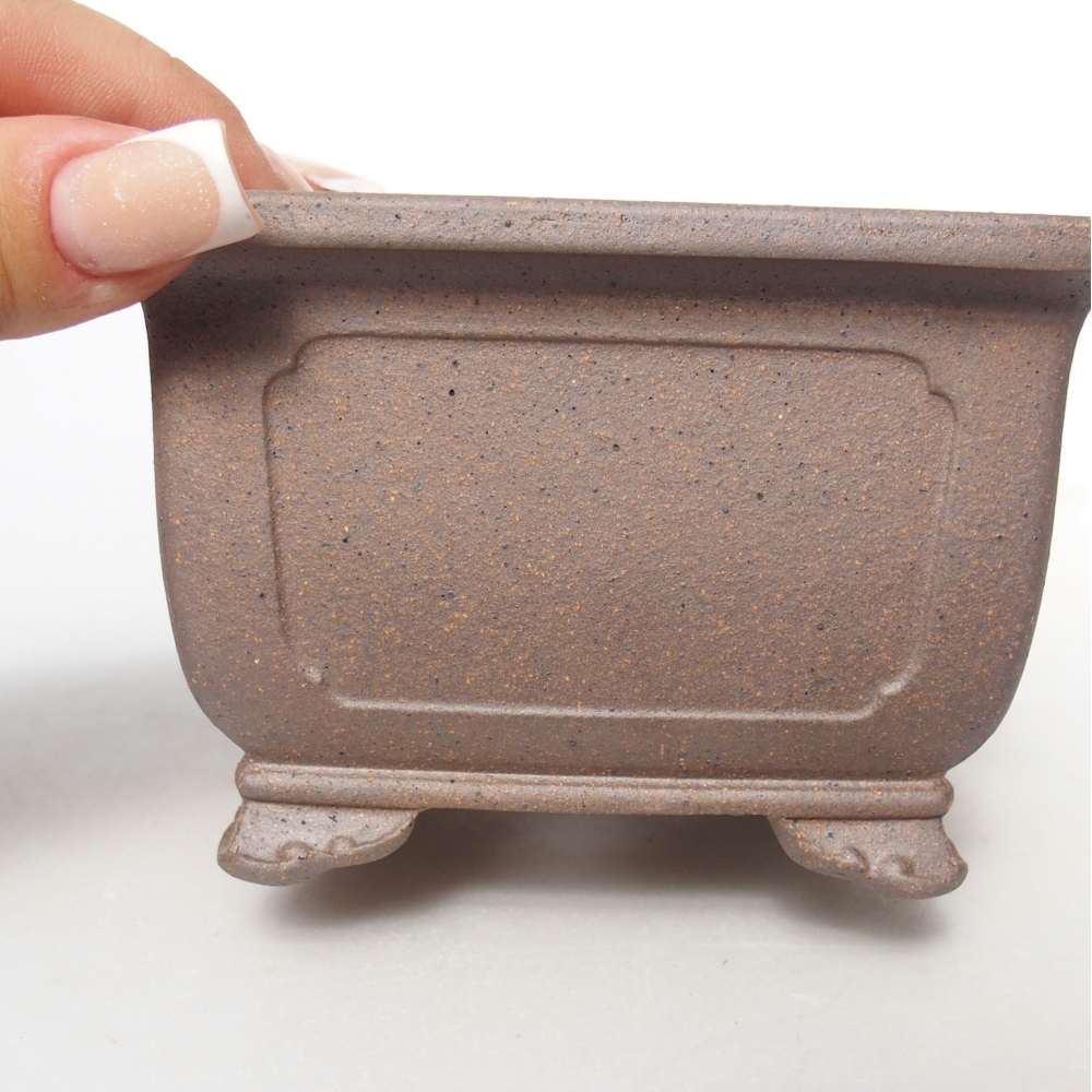 Kom 11,5 x 11,5 x 7,5 cm bruin