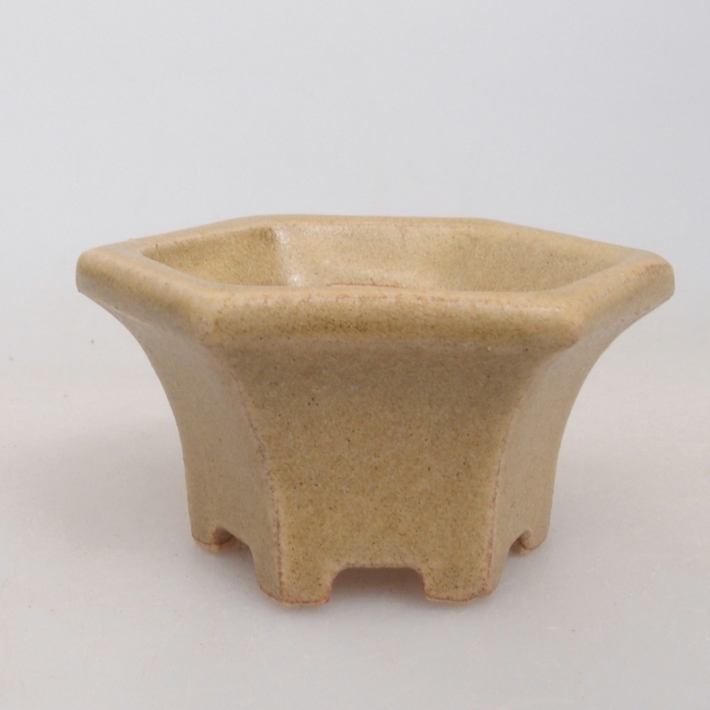 Mini bonsaischaal 4,5 x 4,5 x 2,5 cm, bruin