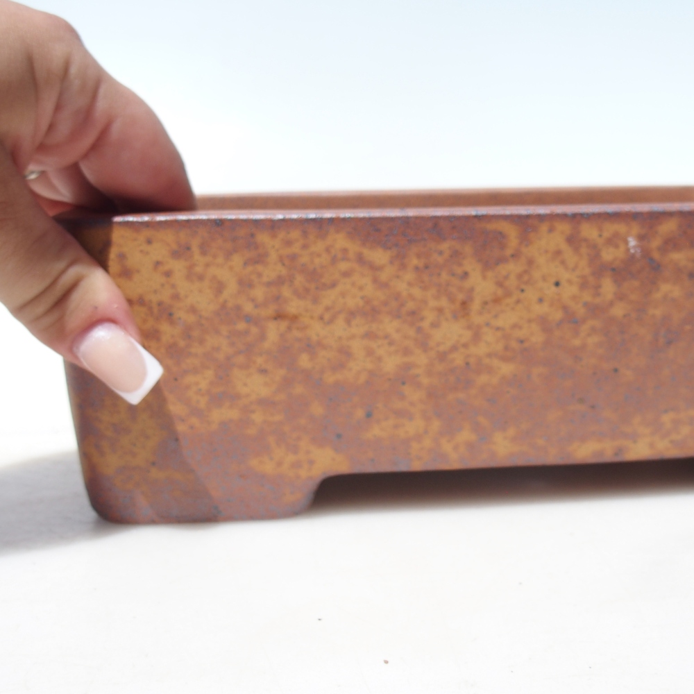 Kom 23,5 x 14 x 7,5 cm bruin