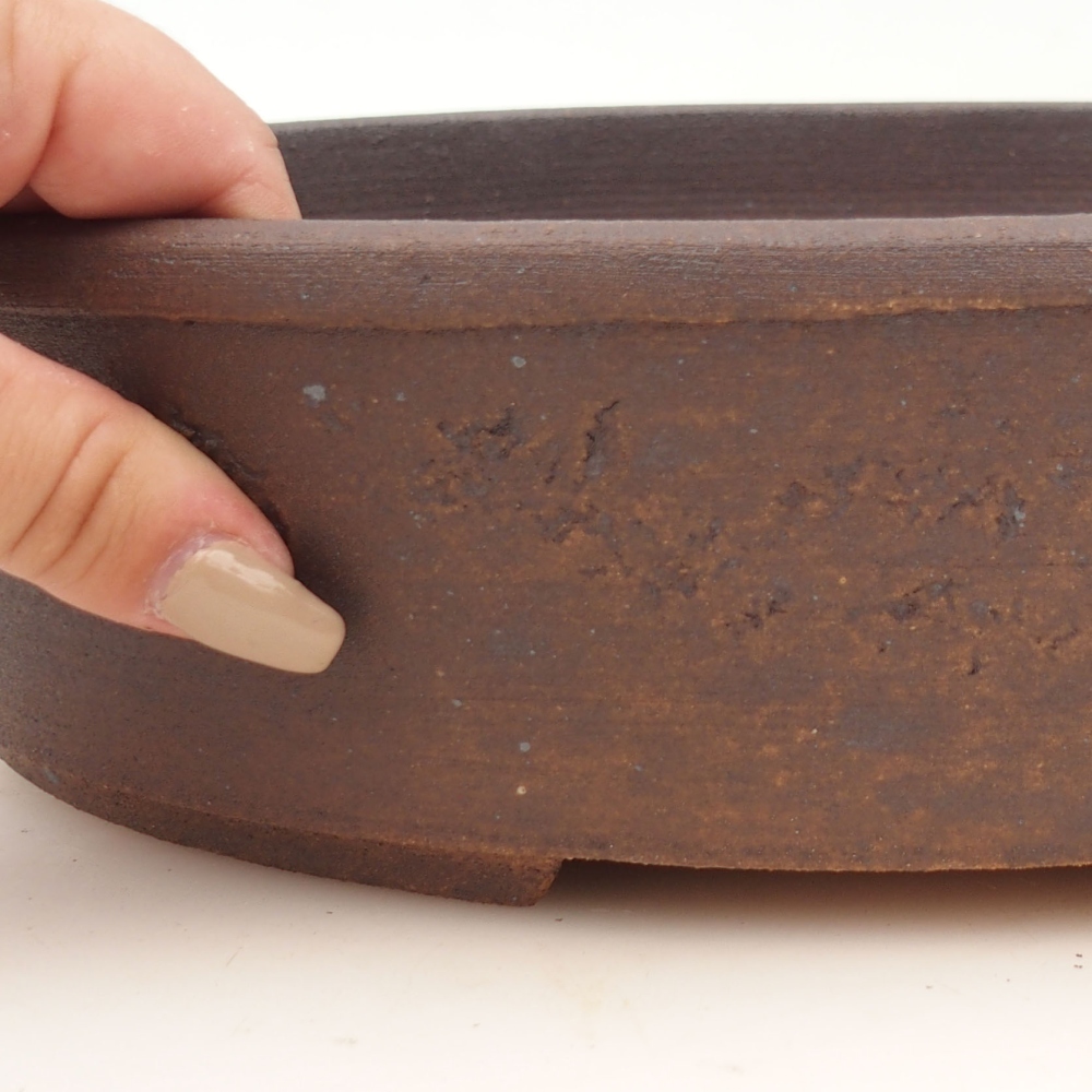 Bonsaischaal 32 x 24,5 x 8 cm , kleur bruin