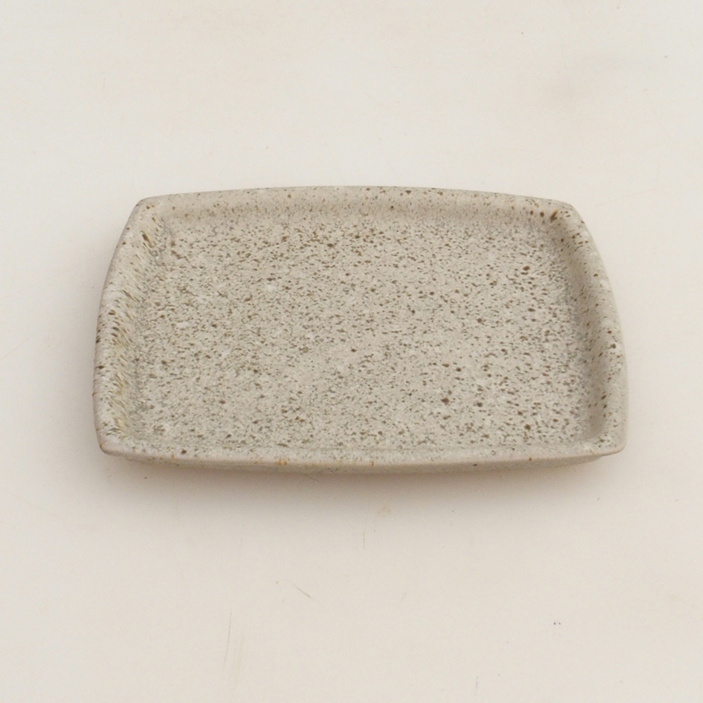 Keramische schotel H11 - 11,5 x 9,5 x 1 cm - beige