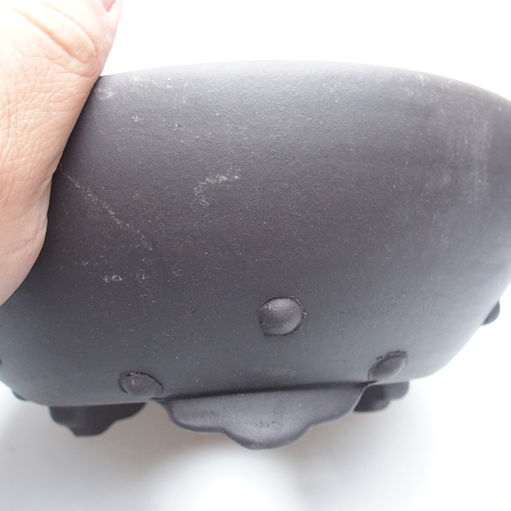 Kom 22 x 22 x 8,5 cm zwart