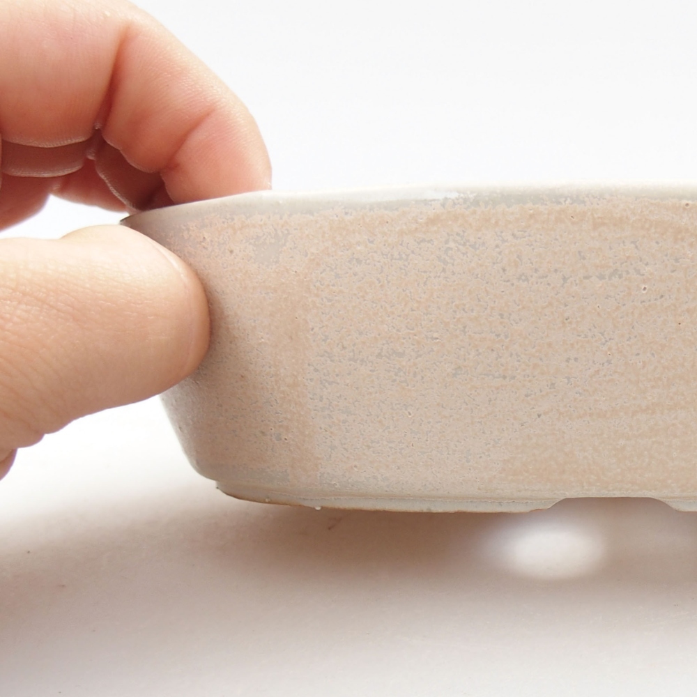 Bonsaischaal van keramiek 22 x 17 x 5 cm, groen