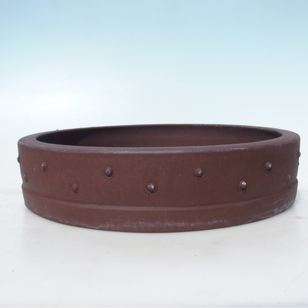 Bonsaischaal 37 x 37 x 8,5 cm berken bruin