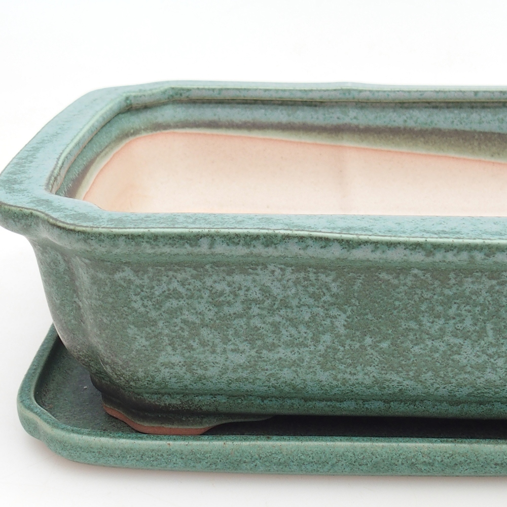 Bonsaischaal + schotel H07 - 30 x 20,5 x 8 cm.