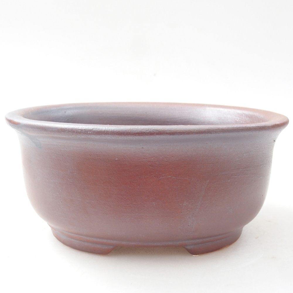 Bonsaischaal van keramiek 12 x 10 x 5,5 cm, bruin