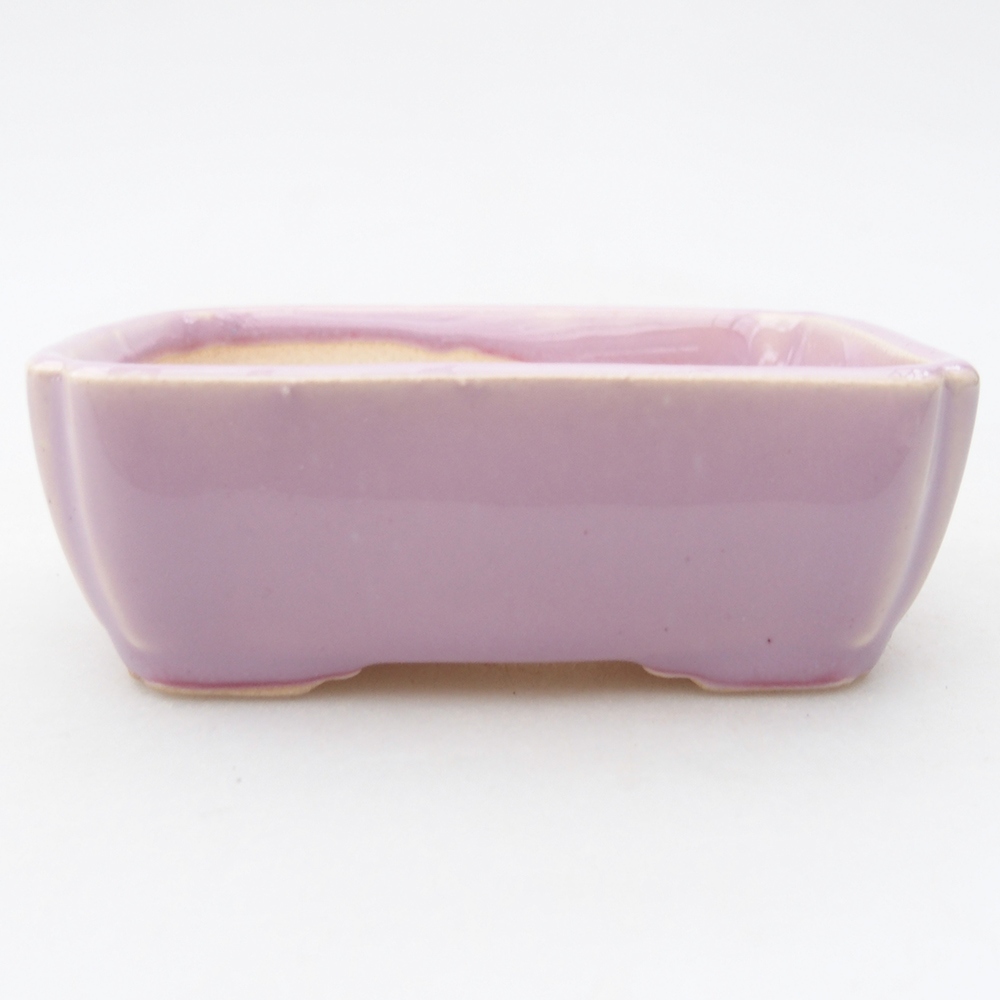 Mini bonsaischaal 8,5 x 7,5 x 3 cm, roze