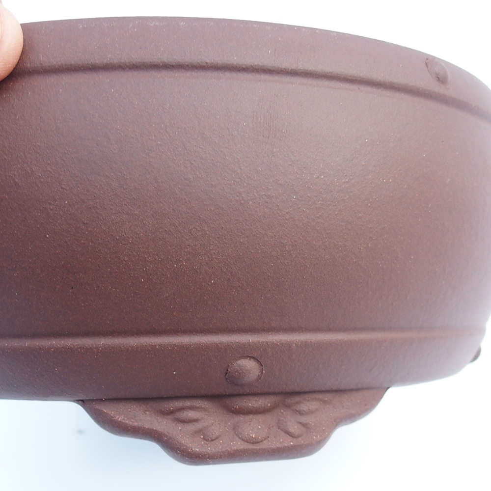 Kom 24 x 24 x 10,5 cm bruin