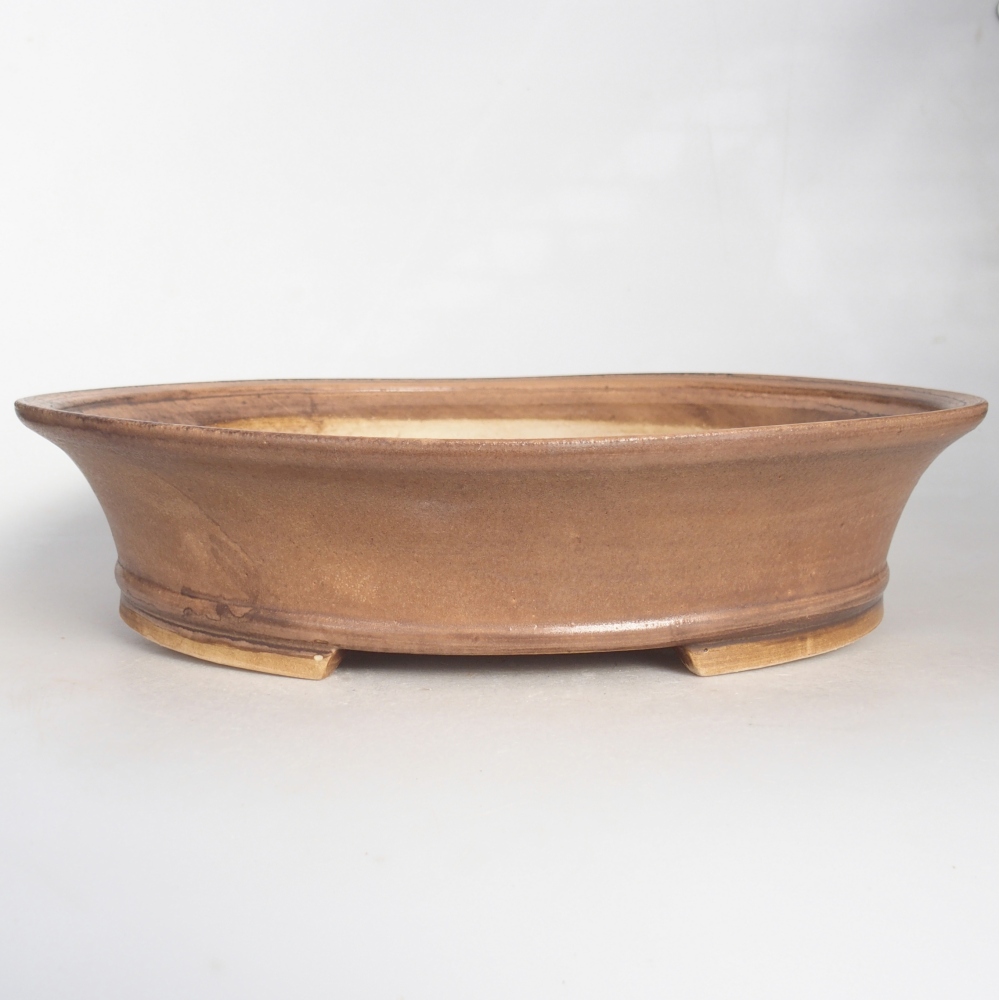 Bonsaischaal van keramiek 32 x 29 x 7 cm, roze