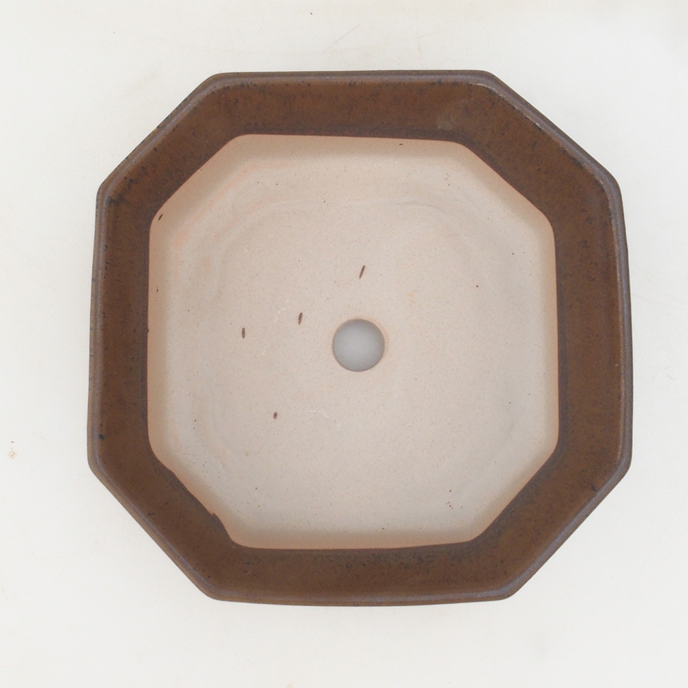 Bonsaischaal H14 - 17,5 x 17,5 x 6 - bruin
