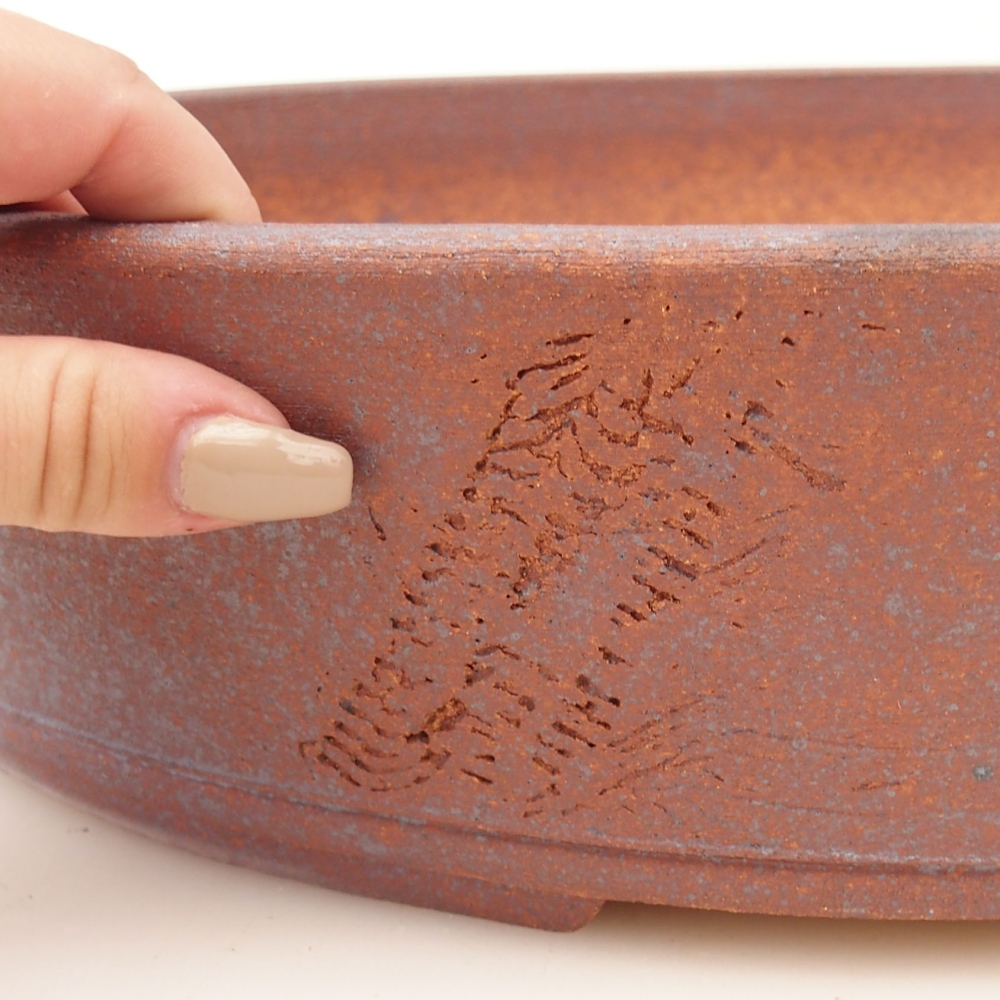 Bonsaischaal 38,5 x 30 x 8,5 cm , metaalkleur