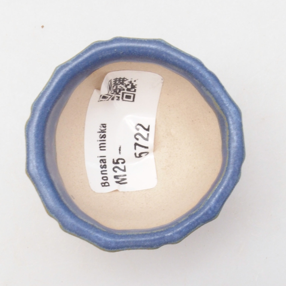 Mini bonsaischaal 5 x 5 x 3 cm, blauw