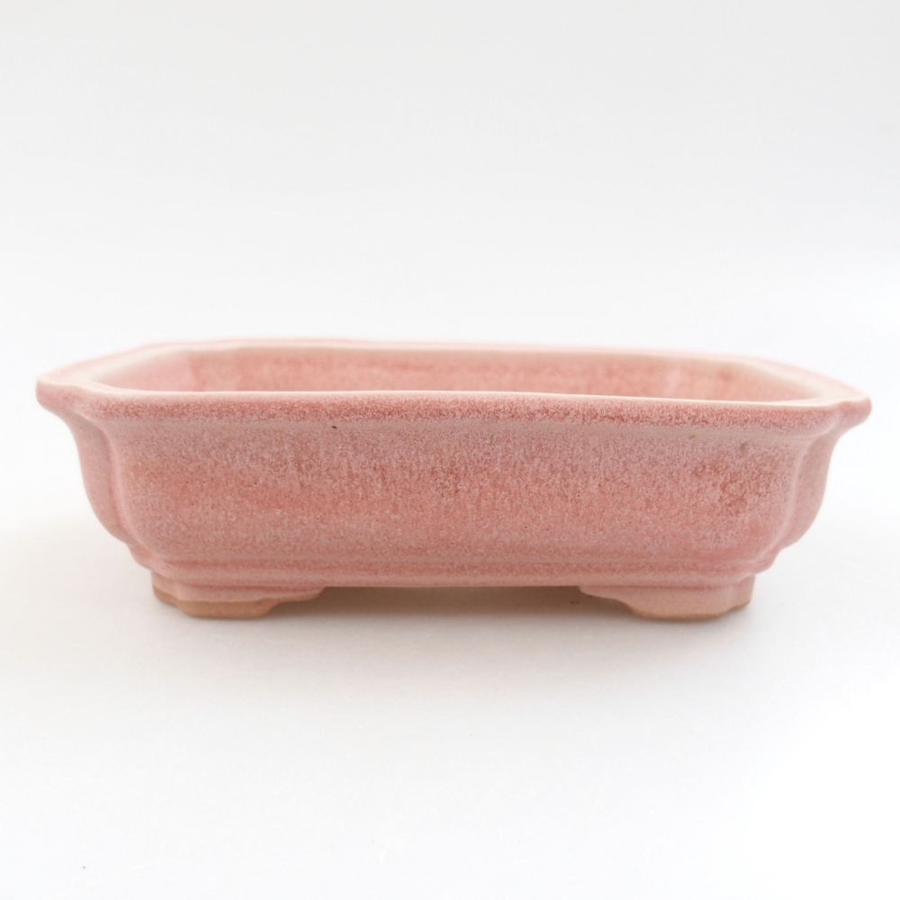 Bonsaischaal van keramiek 22 x 17 x 5 cm, groen