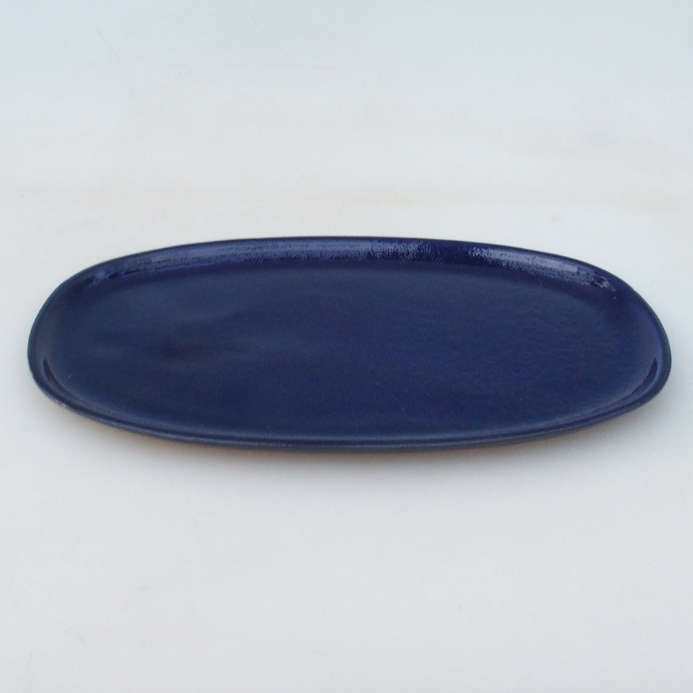 Keramische kom H15 -25 x 15 x 1 cm - blauw