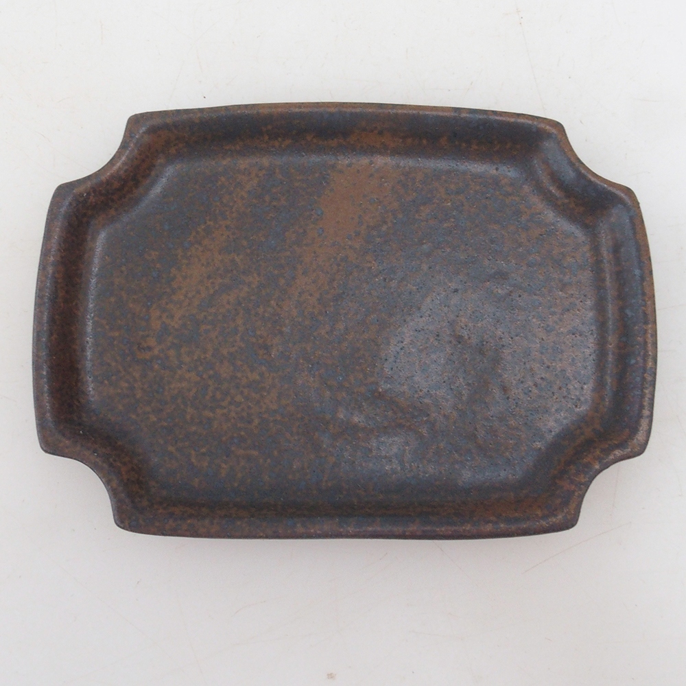 Keramische kom H01 - 11,5 x 8 x 0,5 cm - bruin
