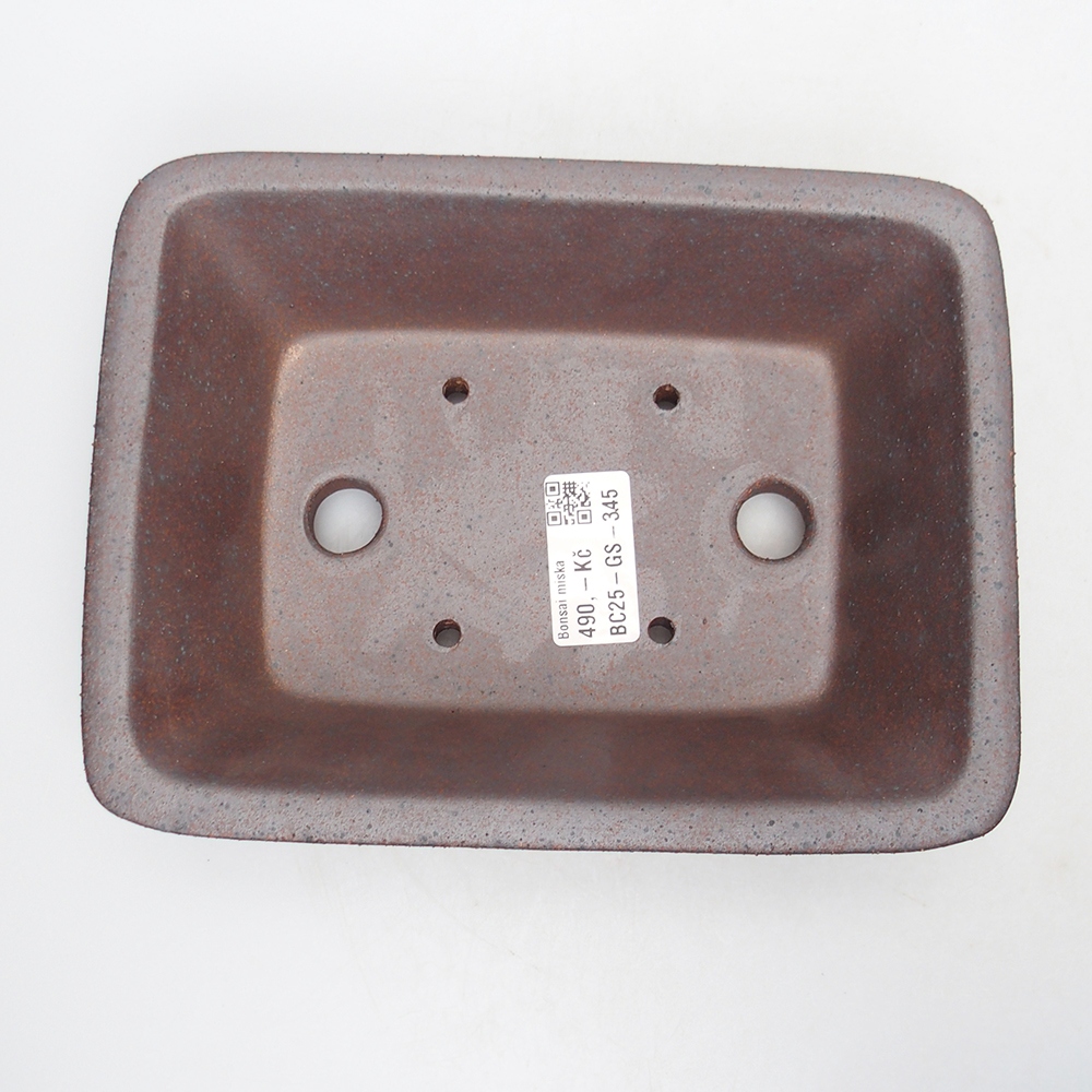 Kom 19 x 15 x 6 cm bruin