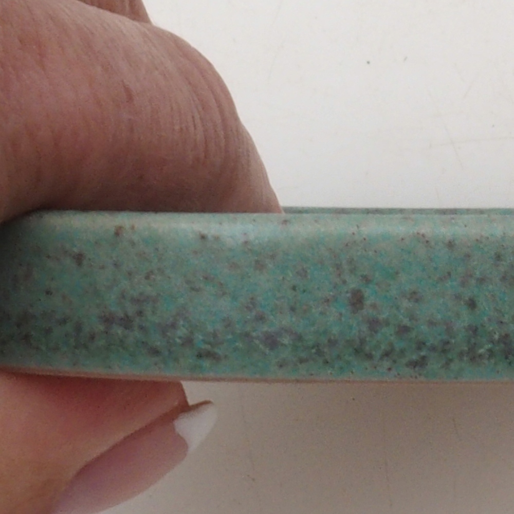 Ronde Bonsai Console D6-S - 10 x 10 x 1 cm - groen