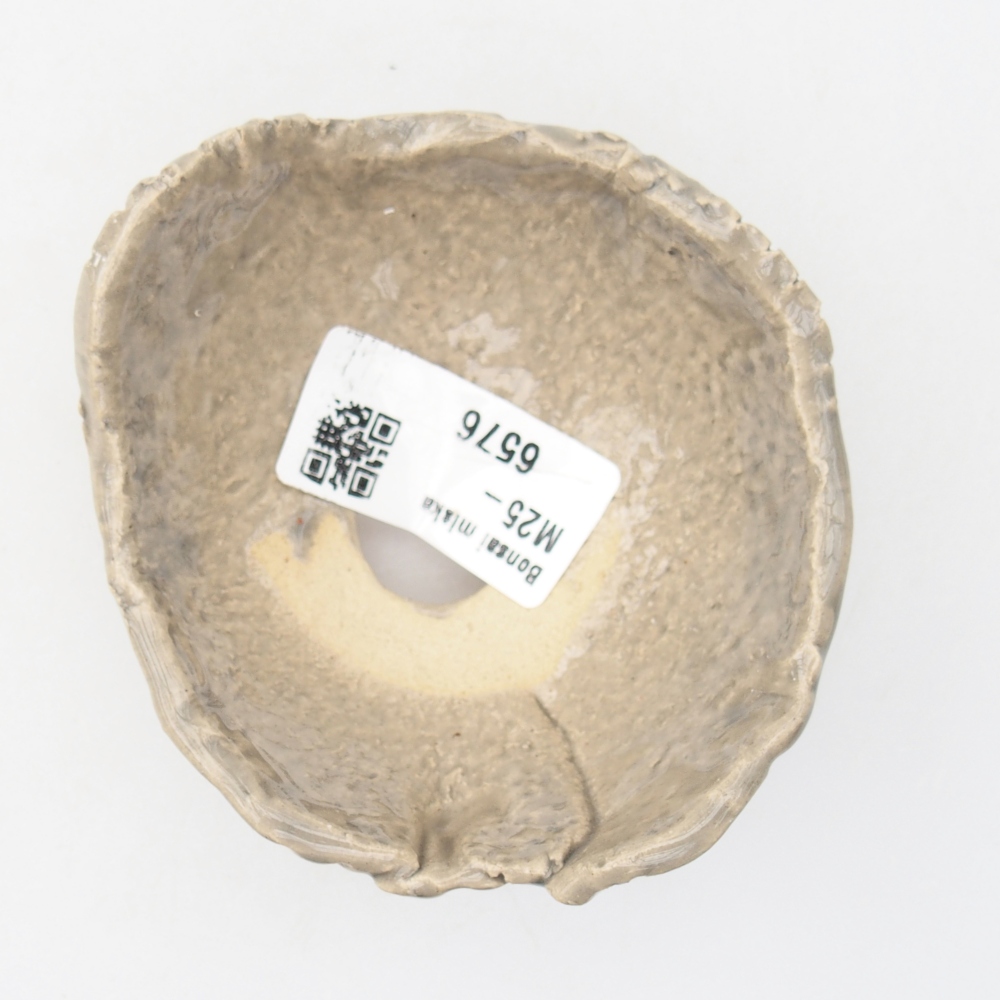 Keramisch Schelp 8,5 x 8 x 5 cm , kleur beige