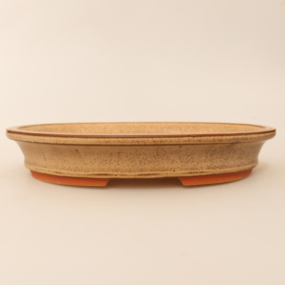 Keramische schaal  21 x 14,5 x 3,5 cm, kleur: beige