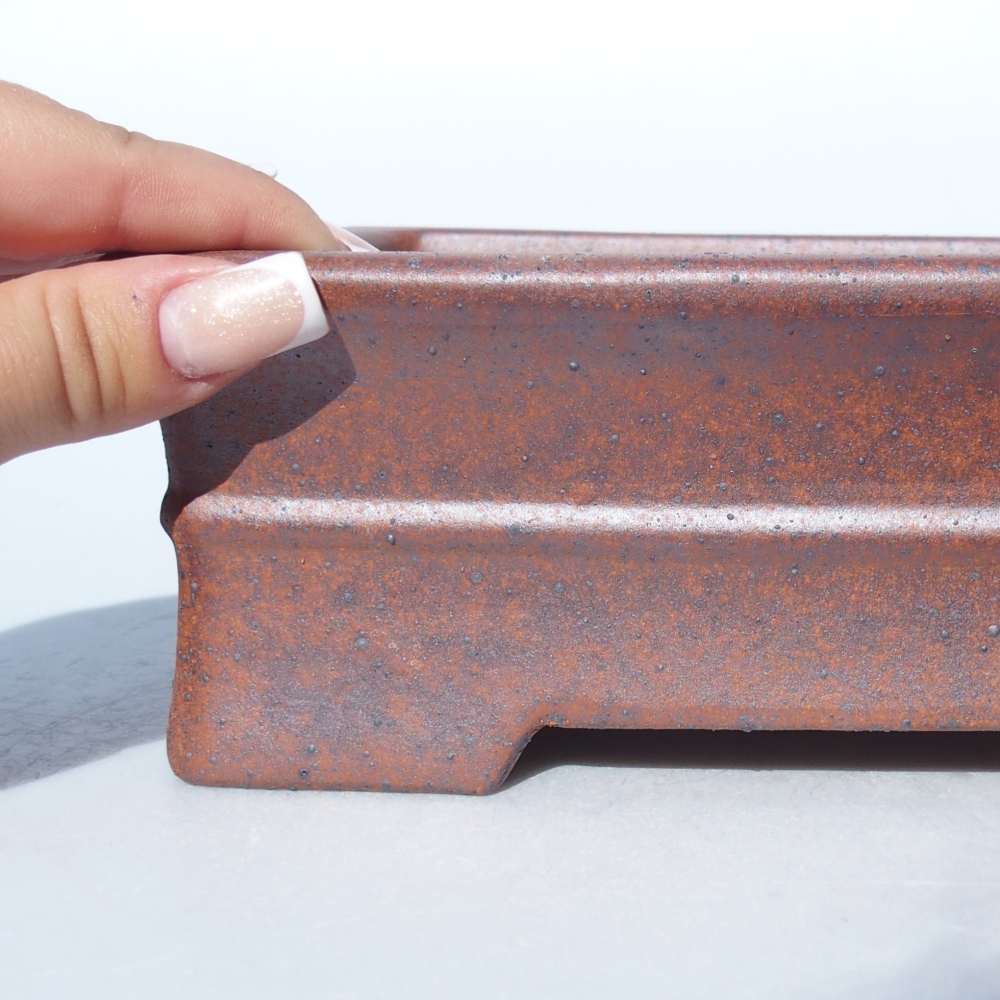 Kom 21 x 16 x 7 cm bruin