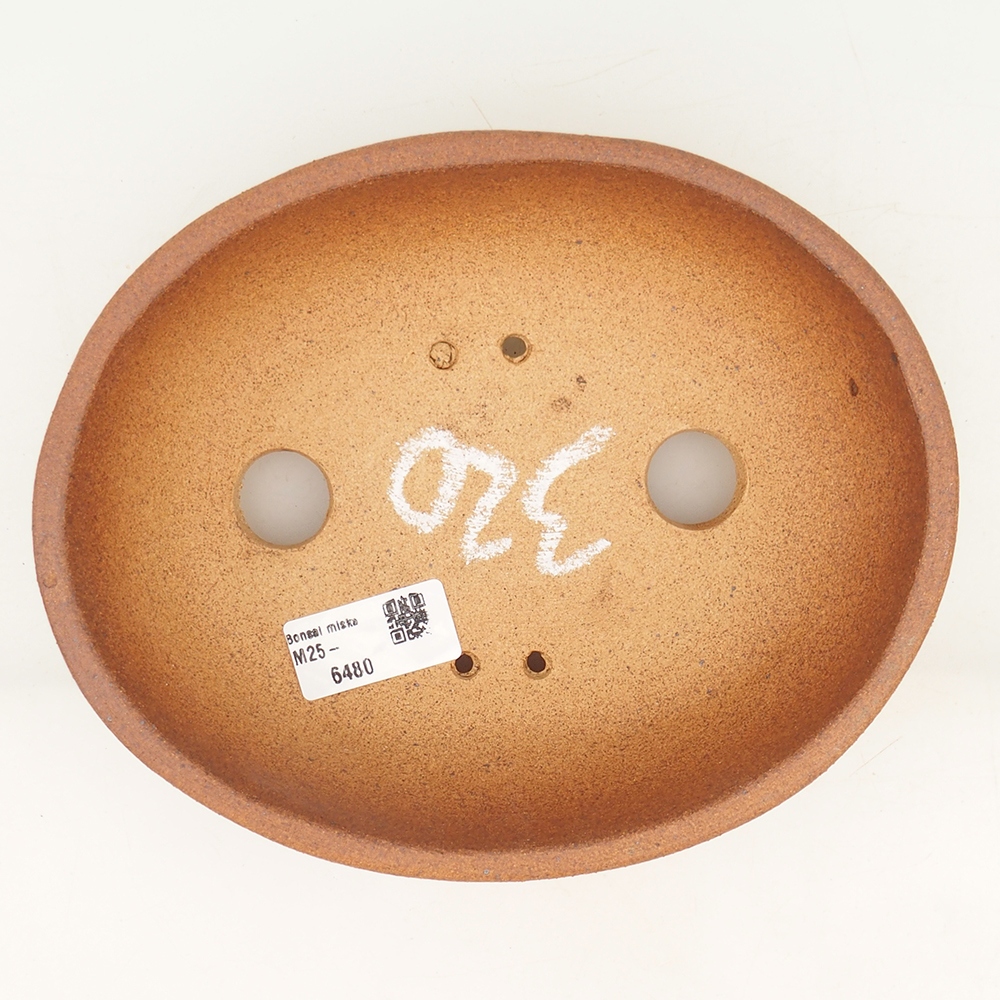 Bonsaischaal 20 x 16 x 6 cm , kleur bruin