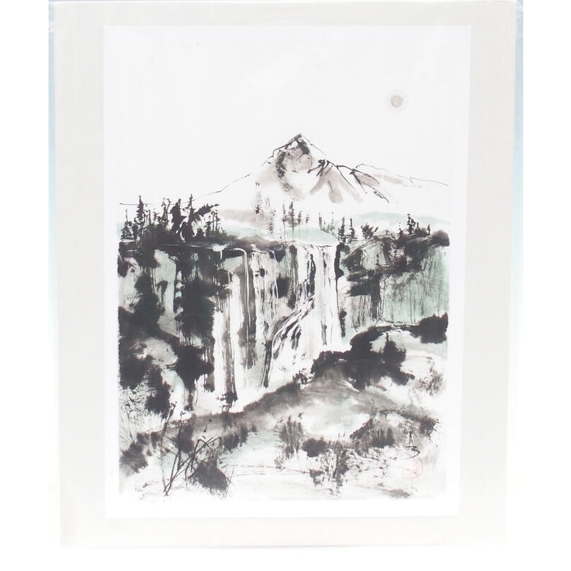 Kalligrafie - Berg Fuji