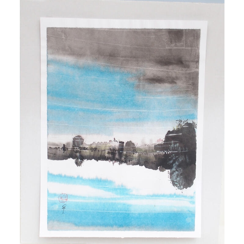 Kalligrafie - Landschapsaanzicht