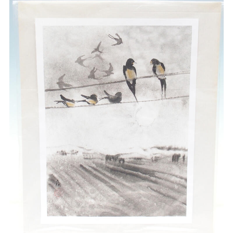 Kalligrafie - Vogelzang