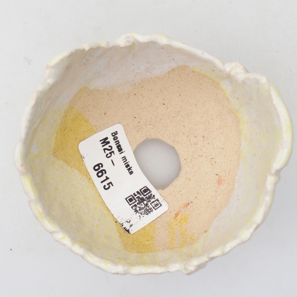 Schelp van keramiek 8 x 8 x 5 cm , kleur groen