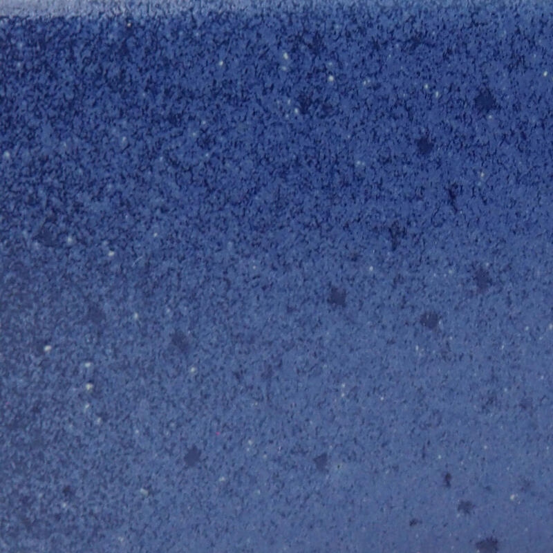 Bonsaischaal van keramiek 10 x 7 x 3,5 cm, kleur blauw