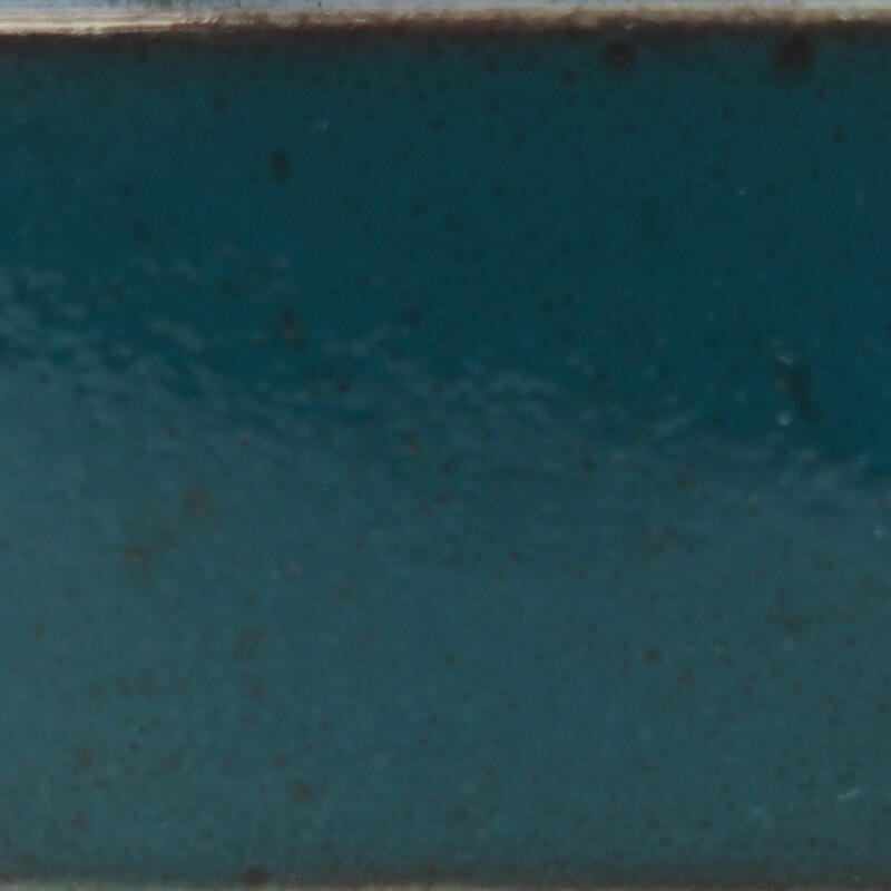 Bonsaischaal van keramiek 10 x 8,5 x 3,5 cm, groen