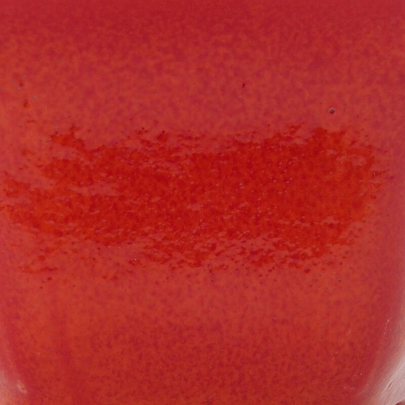 Bonsaischaal van keramiek 11 x 10 x 5,5 cm, kleur rood