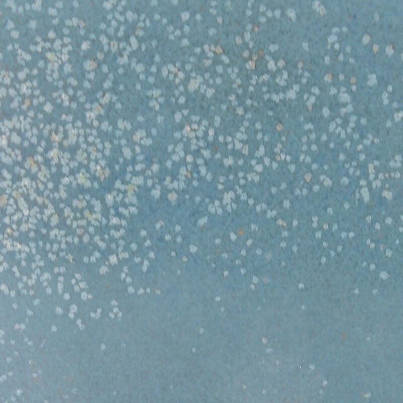 Bonsaischaal van keramiek 11 x 11 x 7 cm, kleur blauw