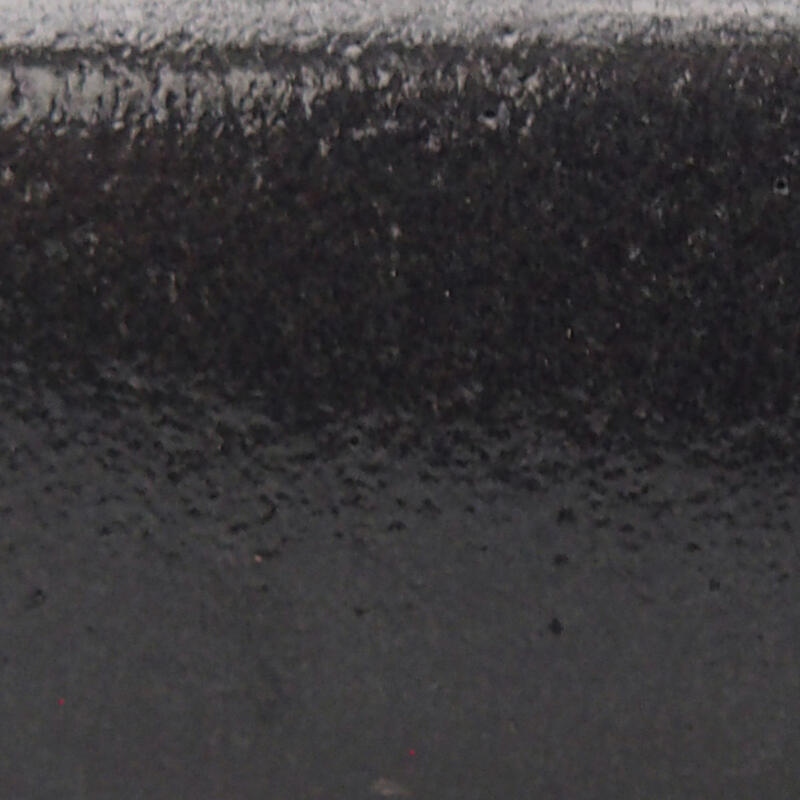 Bonsaischaal van keramiek 12,5 x 9,5 x 3 cm, grijs