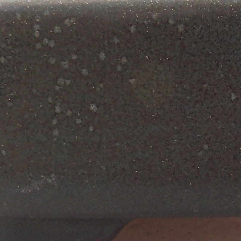 Bonsaischaal van keramiek 12,5 x 9 x 3 cm, grijs