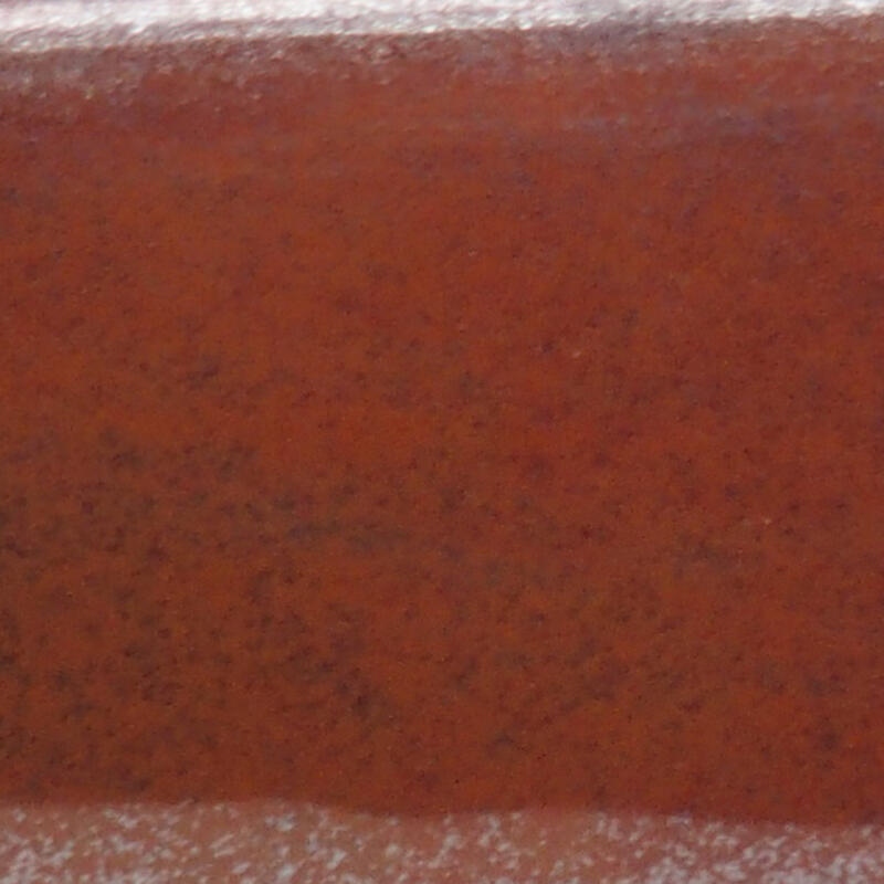 Bonsaischaal van keramiek 12 x 10 x 4 cm, bruin