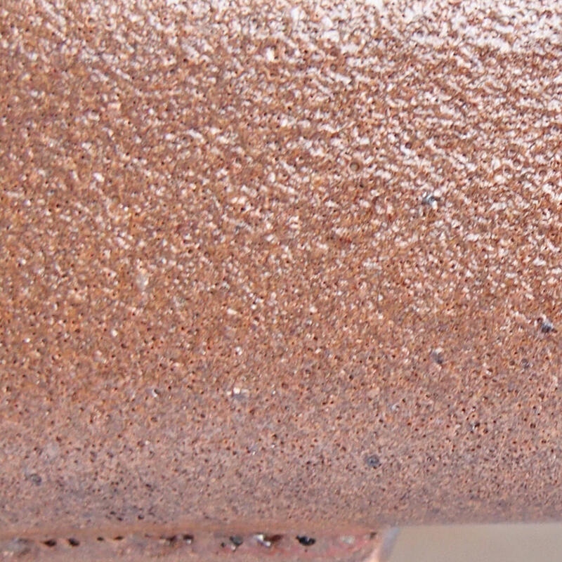 Bonsaischaal van keramiek 12 x 9 x 3,5 cm, bruin