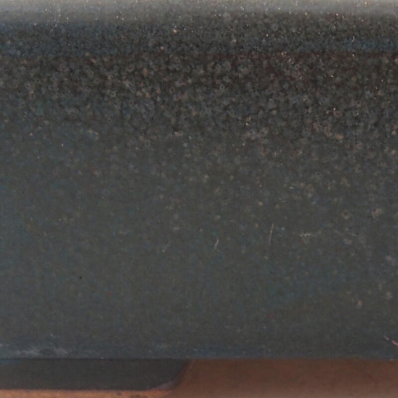 Bonsaischaal van keramiek 12 x 9 x 3 cm, grijs