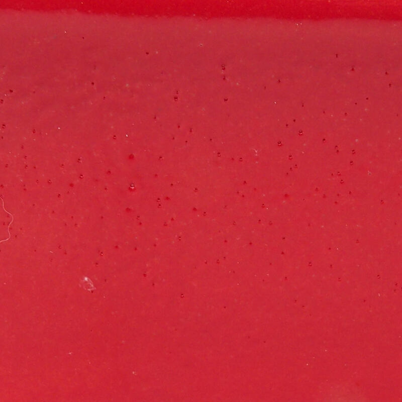 Bonsaischaal van keramiek 13,5 x 11 x 4,5 cm, kleur rood