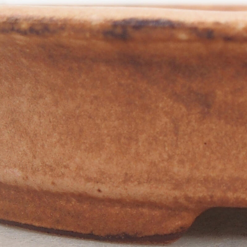 Bonsaischaal van keramiek 13 x 11 x 2,5 cm, roze