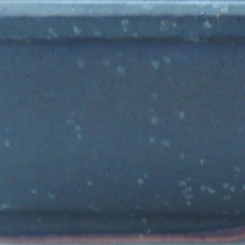 Bonsaischaal van keramiek 13 x 11 x 2 cm, grijs