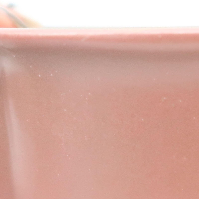 Bonsaischaal van keramiek 13 x 11 x 6 cm, metaalkleur