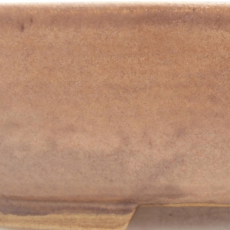 Bonsaischaal van keramiek 14 x 12 x 4 cm, roze