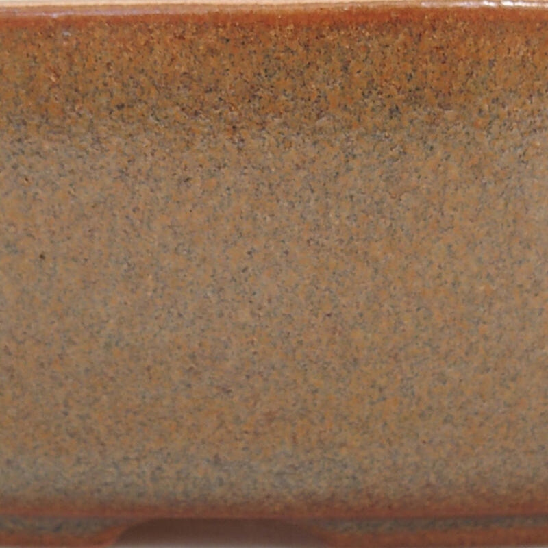 Bonsaischaal van keramiek 15 x 10 x 4,5 cm, bruin